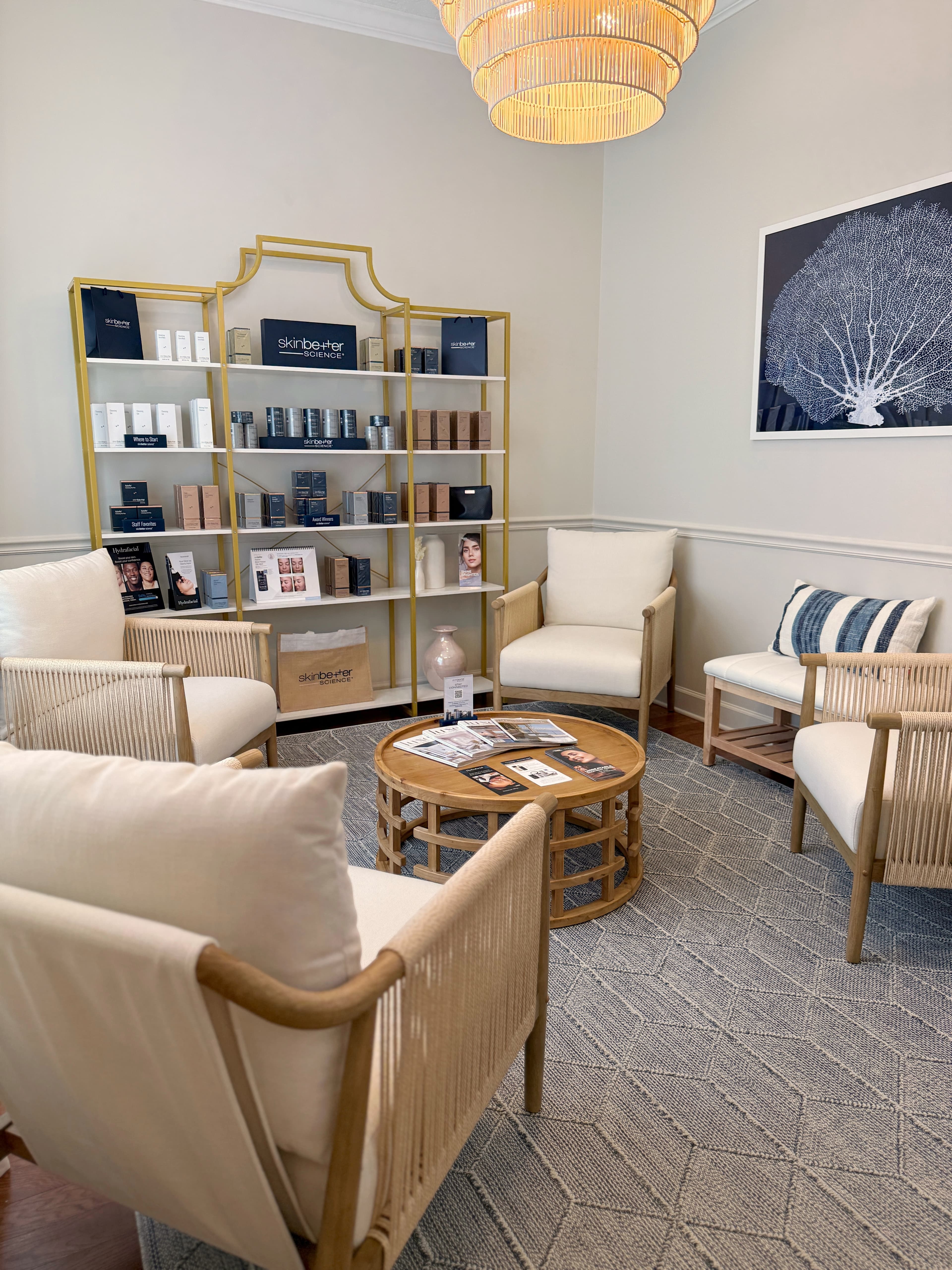 The welcoming reception at the Laser & Aesthetic Center of Jacksonville